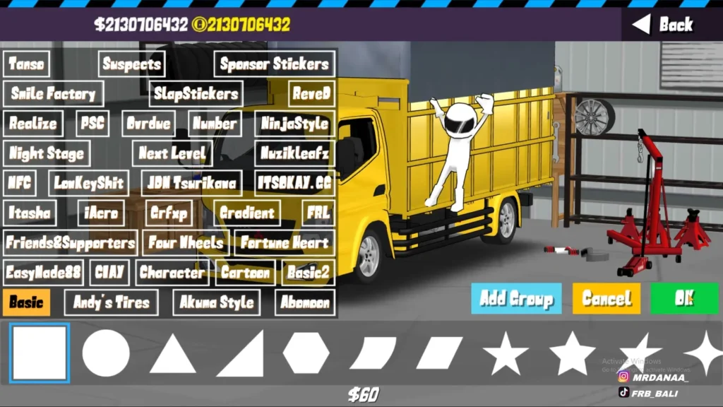 pick up mod fr legend latest 2024